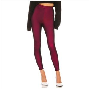 Superdown Joni mesh legging in hot pink@black